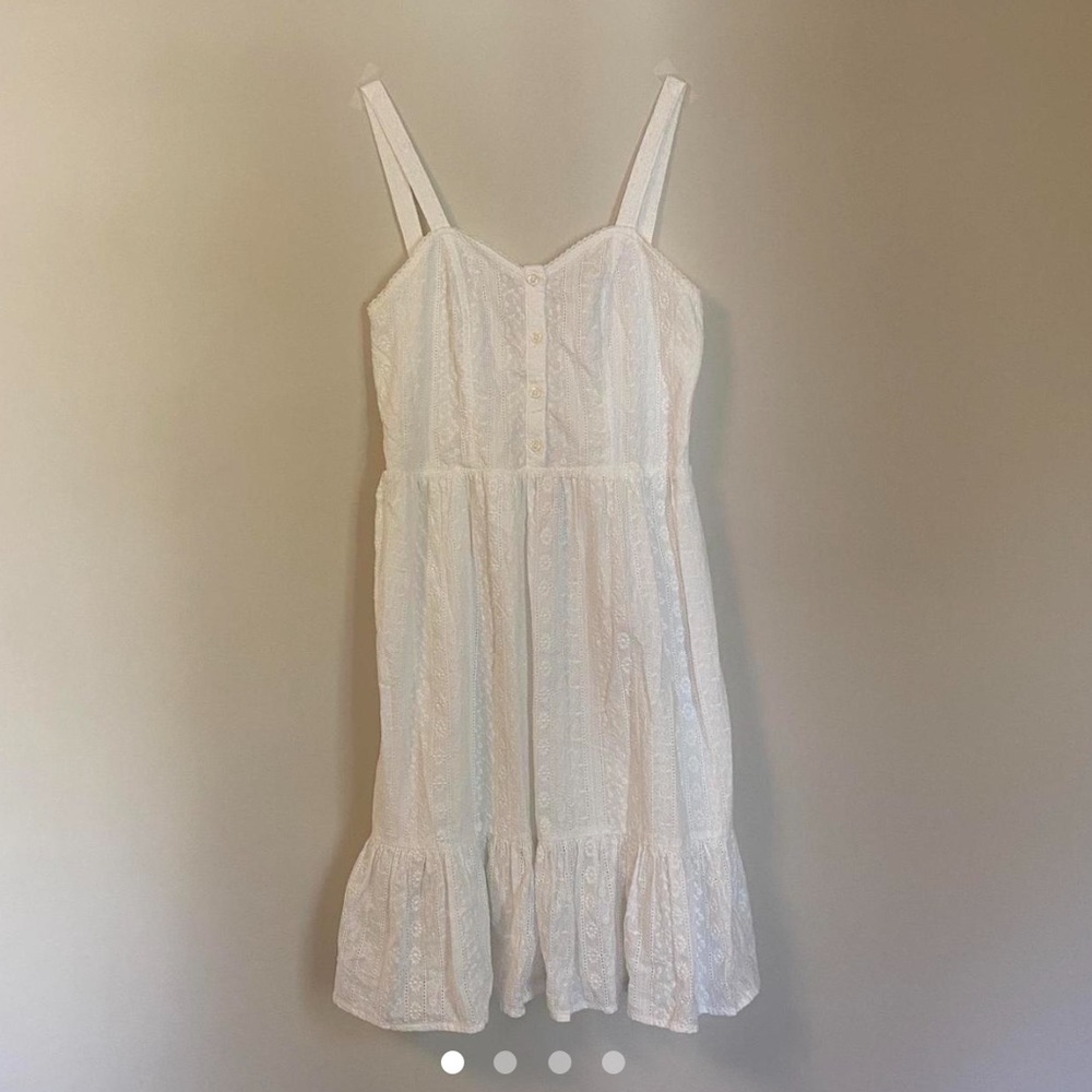 Super rare brandy Melville lace eyelet babydoll dress